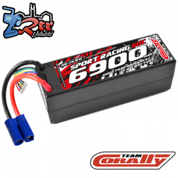 Lipo Team Corally 4s 6900 Mha 60C Caja dura EC5