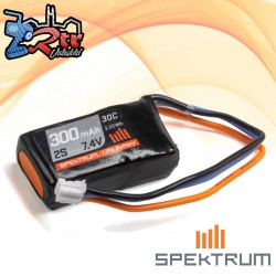 Batería Spektrum LiPo 300mAh 2S 7.4v 30C Conector PH/UMX