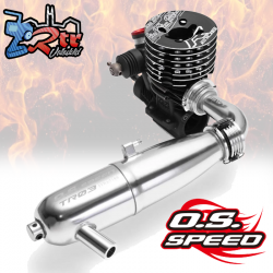 Motor Nitro metano OS Speed R2106 con TR03 (EFRA 2196) + Codo MR05