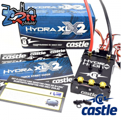 Castle HYDRA XLX 2 Marine ESC Datalogging Telemetry Capable 2-8S 20A SBec