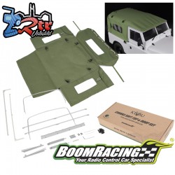 Conjunto de capota blanda y aro de lona KUDU™ (verde) para Land Rover Serie 88