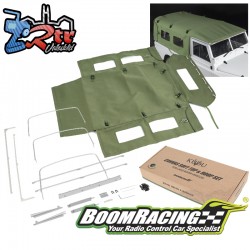 Conjunto de capota blanda y aro de lona KUDU™ (verde) para Land Rover Serie 109