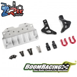 Placa protectora delantera Boom Racing KUDU™ con grilletes de anillo en D para BRX01 AWB