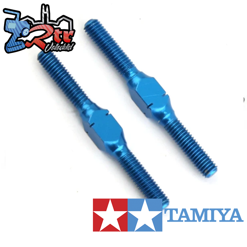 Tensores Tamiya ligeros de aluminio azul 3x23mm 54248