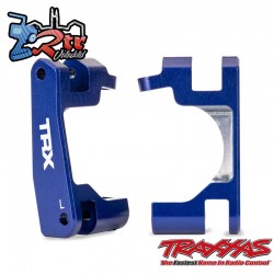 Bloques de avance de aluminio Azul (izquierdo y derecho) Traxxas TRA9063-BLUE