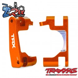 Bloques de avance de aluminio Naranja (izquierdo y derecho) Traxxas TRA9063-ORNG
