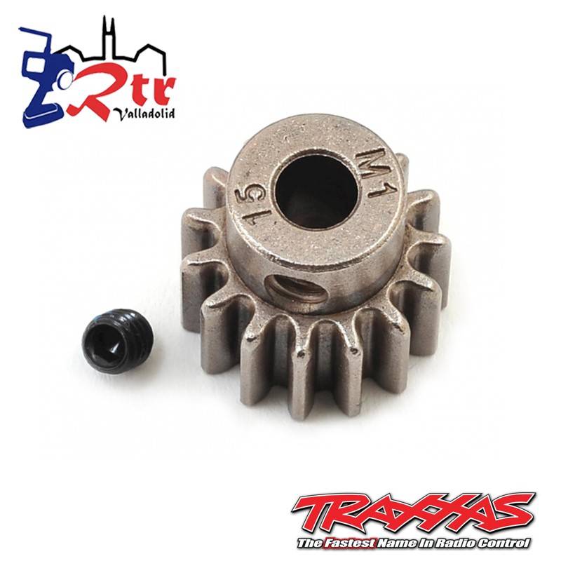 Traxxas pignone motore 15 denti modulo 1.0 albero 5mm TRX6487X - MK Racing RC Car Shop