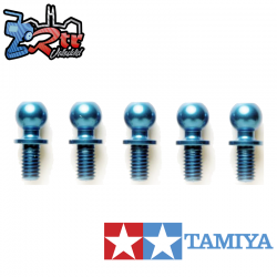 Rótula de aluminio Tamiya 5x5 mm 5 unidades Tamiya 53906