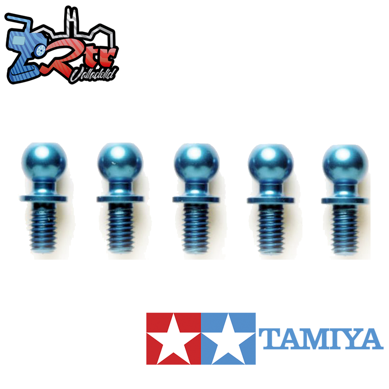 Rótula de aluminio Tamiya 5x5 mm 5 unidades Tamiya 53906