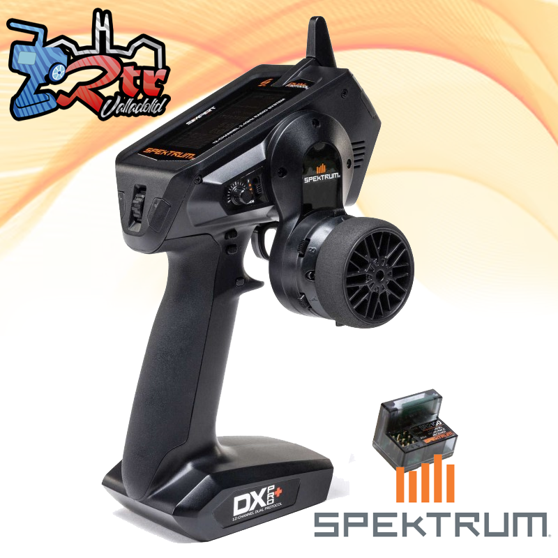 Emisora Spektrum DX Pro+ 2.4 GHz 12 Canales DSMR+ con receptor SR2100