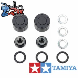 Tuercas de buje para llantas de doble rueda 1/14 Tamiya 56557