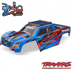 Carrocería TRAXXAS X-Maxx® Ultimate, azul pintada, calcomanías aplicadas X-Maxx TRA7936-BLUE