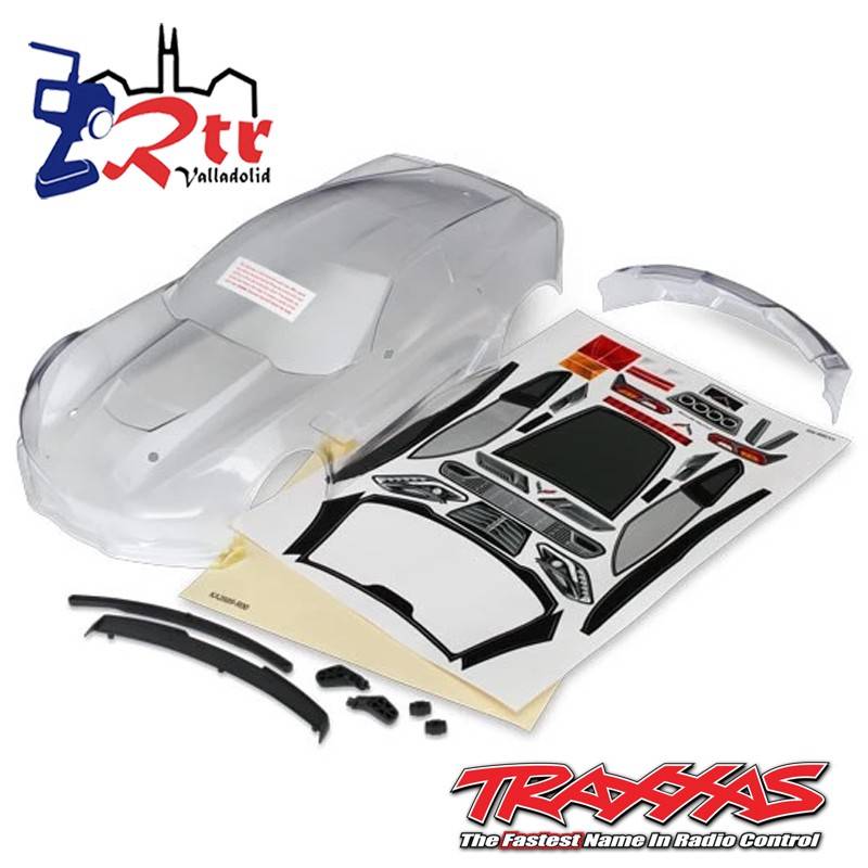 Carrocería TRAXXAS Chevrolet Corvette Z06 Transparente TRA8386