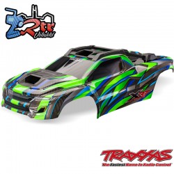 Carrocería TRAXXAS XRT® Ultimate verde pintada calcomanías aplicadas, ensamblada con soportes TRA7891-GRN
