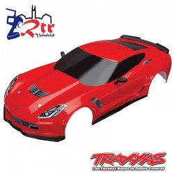 Carrocería TRAXXAS Chevrolet Corvette Z06 Rojo TRA8386R
