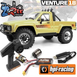 Crawler HPI Racing Venture18 Flux 1985 Toyota Hilux SR5 1/18 4wd Crema