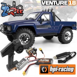 Crawler HPI Racing Venture18 Escobillas 1985 Toyota Hilux SR5 1/18 4wd Azul