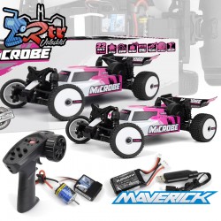Maverick Microbe  1/24 2wd Buggy Rosa