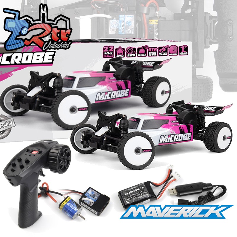 Maverick Microbe  1/24 2wd Buggy Rosa