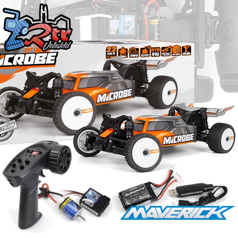 Maverick Microbe  1/24 2wd Buggy Naranja