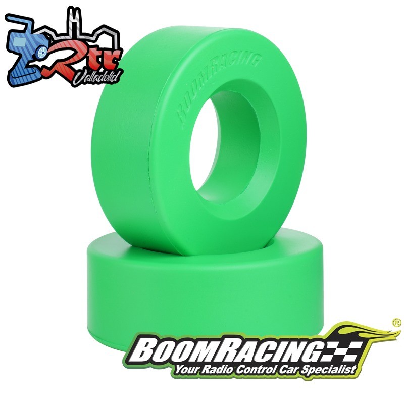 Boom Racing Rock Monster Inserto de espuma verde de 1,9" 110x40mm / 4.33"x1.57" 2 unidades