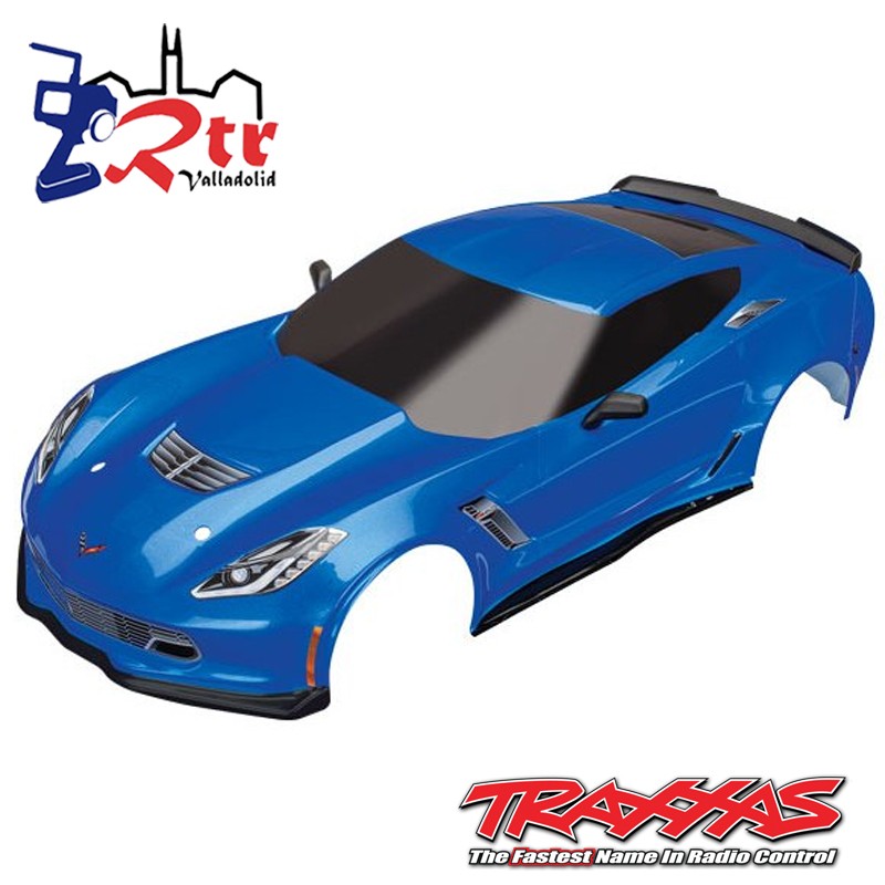 Carrocería Traxxas Chevrolet Corvette Z06 Azul TRA8386X