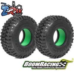 Ruedas BoomRacing MAXGRAPPLER Gekko Rojo 113x37mm 1.9 con espuma Rock Monster