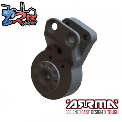 Servo protector de montaje directo HD negro (estrías de 25T)