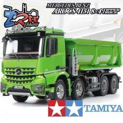 Tamiya Mercedes-Benz Arocs 4151 8x4 Camión volquete 1/14...