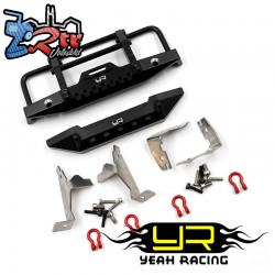 Kit de parachoques de aleación de aluminio compatible con TRX-4M Defender