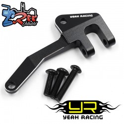 Soporte Panhard de aluminio negro para Traxxas TRX-4 TRX-6 Yeah Racing