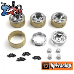 CL6 Aluminum Wheel 1.2in (Silver-4pcs) HPI-161246