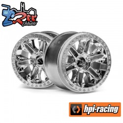 HPI Racing 6-Shot St Wheel (Chrome-2Pcs)