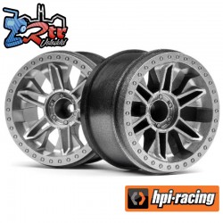 HPI Racing 6-SHOT ST WHEEL (SILVER-2PCS)