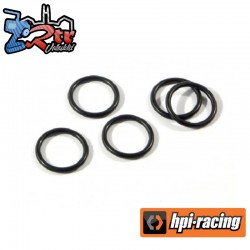 HPI Racing O Ring S-12 (Black-5 Pcs)