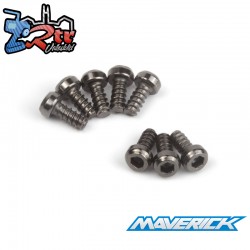 TP. Button Head Screw M2.6x6mm (Hex-Socket-8pcs)