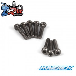 TP. Button Head Screw M2.6x12mm (Hex-Socket-8pcs)