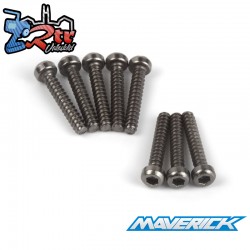 TP. Button Head Screw M2.6x15mm (Hex-Socket-8pcs)