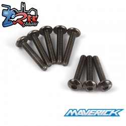 Button Head Screw M2.5x15mm (Hex-Socket-8pcs)