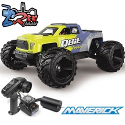 Maverick Qbit Pro MT 1/16 4X4 Monster Truck Fluo Verde