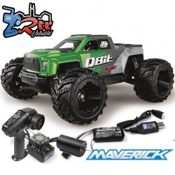 Maverick Qbit MT Brushless 1/16 4X4 Monster Truck Verde