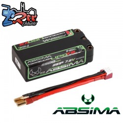 Batería Shorty LiPo 7.6V 140C-2S1P HC 6500mAh 5mm