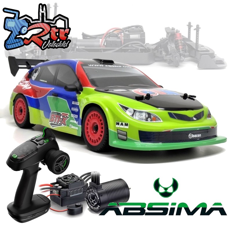 Absima 1/10 EP Rally "STi-X" brushless 4WD RTR