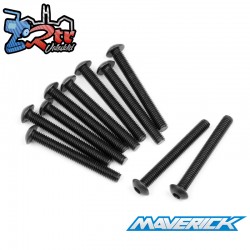 Maverick RC Button Head Screw M3x24mm (10pcs)