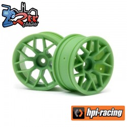 HPI Racing RTR Wheel 26Mm Green (6Mm Offset-2Pcs)