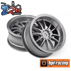 HPI Racing WORK XSA 02C WHEEL 26MM LIGHT GUNMENTAL...