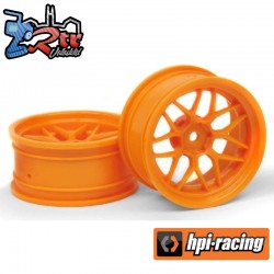 HPI Racing TECH 7 WHEEL ORANGE (6MM-2PCS)