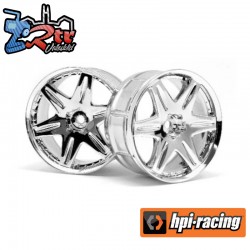 HPI Racing Lp32 Wheel Work Ls406 Chrome (2Pcs)