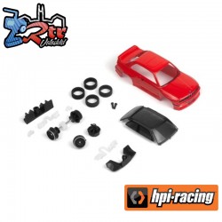 HPI Racing nano-TTR 1989 BMW M3 E30 Ravaglia Red Painted...