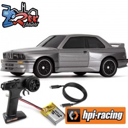 HPI Racing nano-TTR 1989 BMW M3 E30 Ravaglia - Plata Oscura RTR